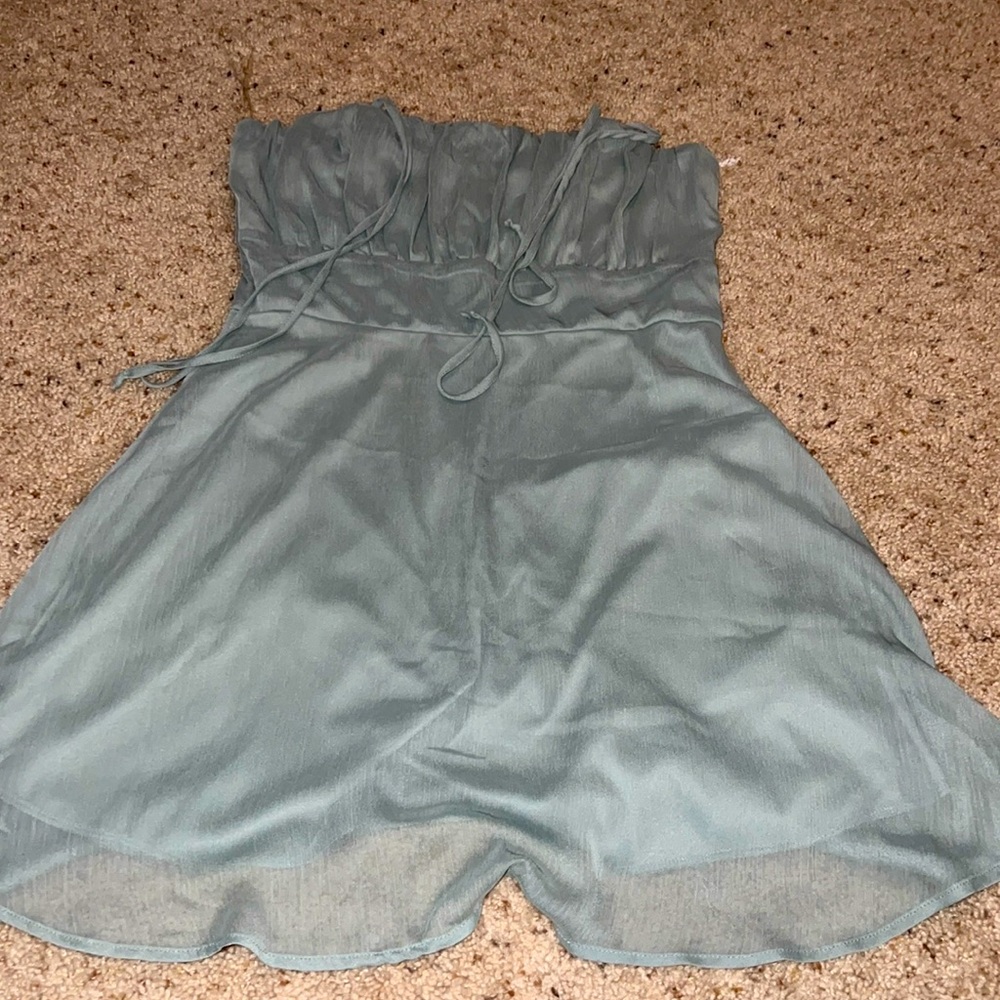 Pastel green dress